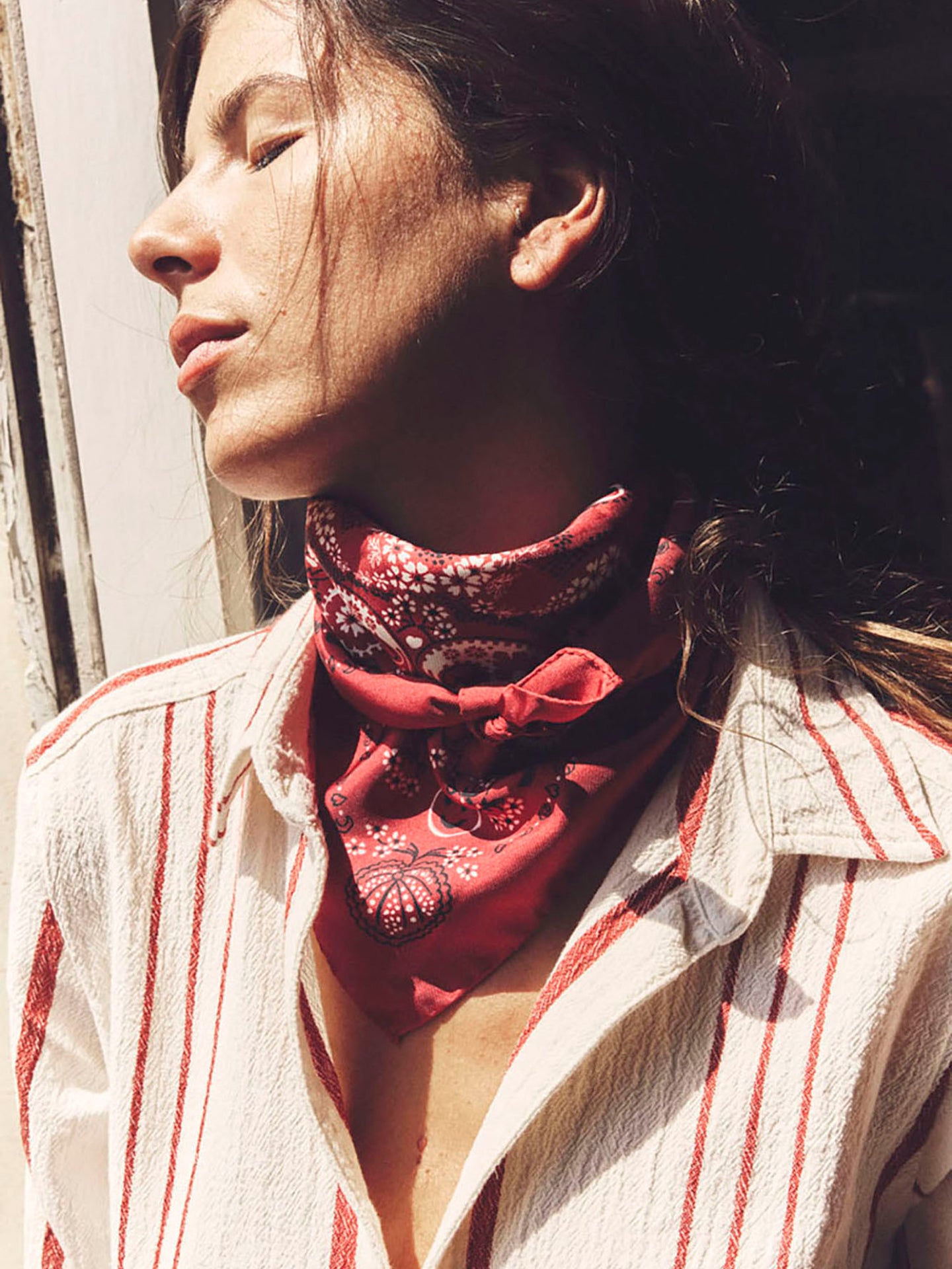 CALL IT BY YOUR NAME Red Silk Bandana