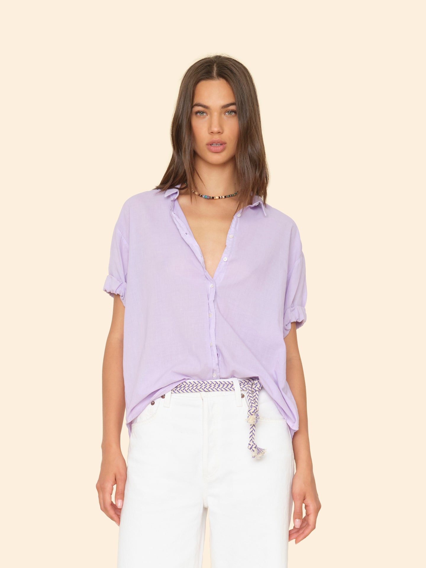 Lavender Bloom Channing Shirt