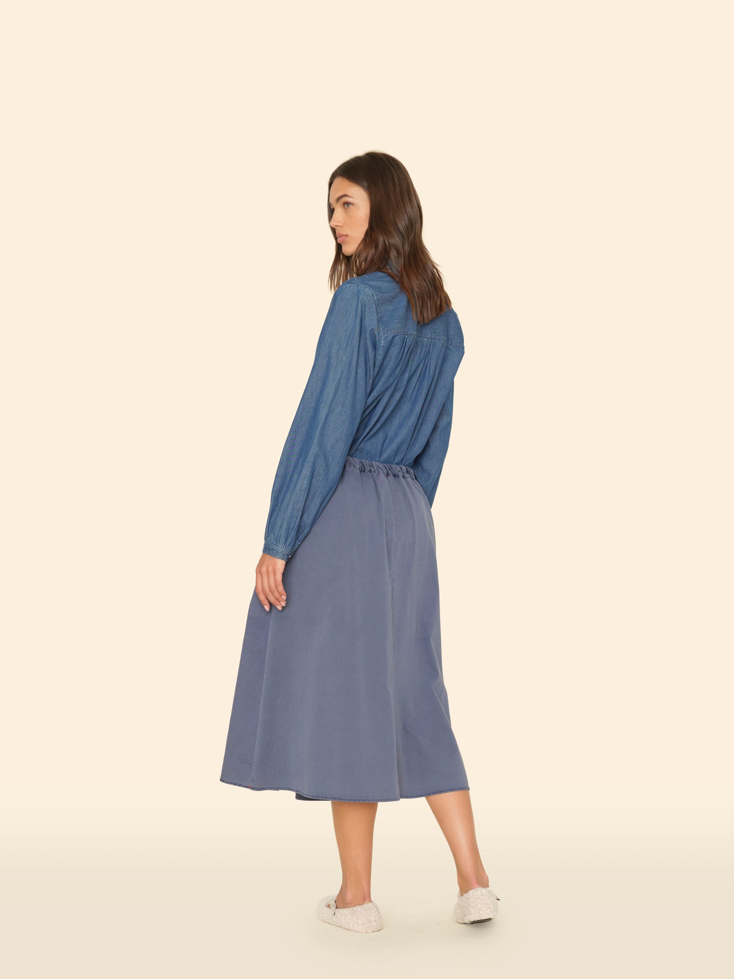 Blue Storm Bellan Twill Skirt