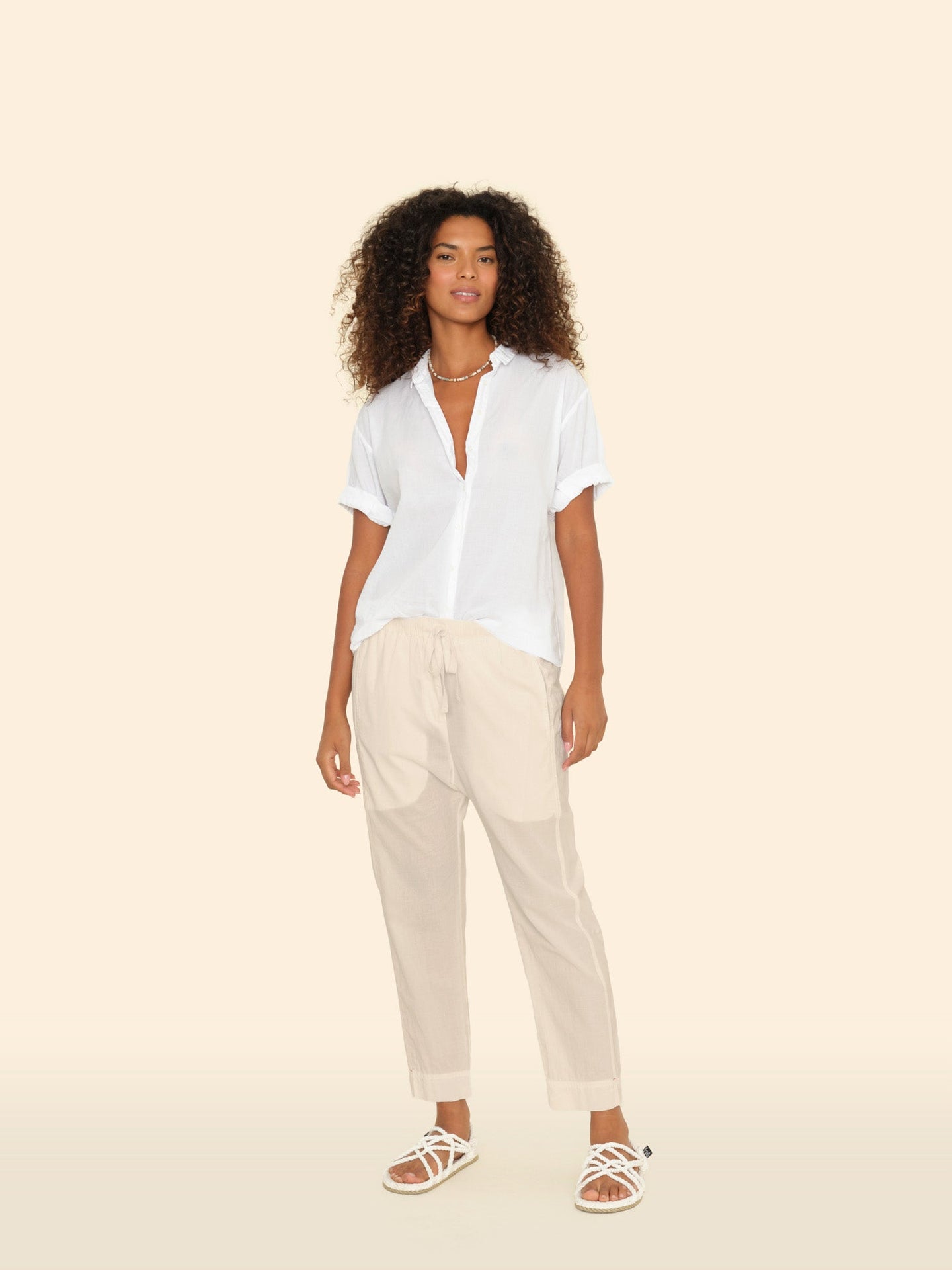 Classico Pant Parchment Draper Pant