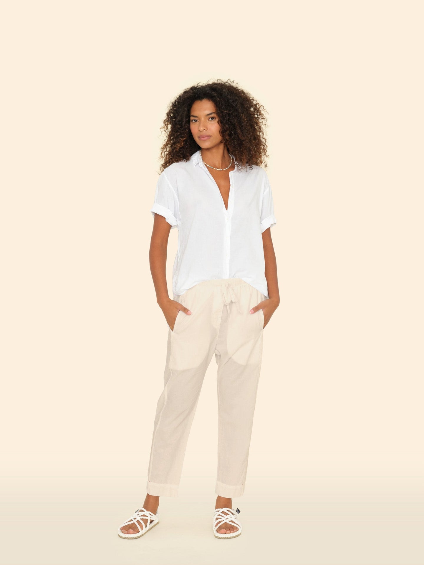 Classico Pant Parchment Draper Pant