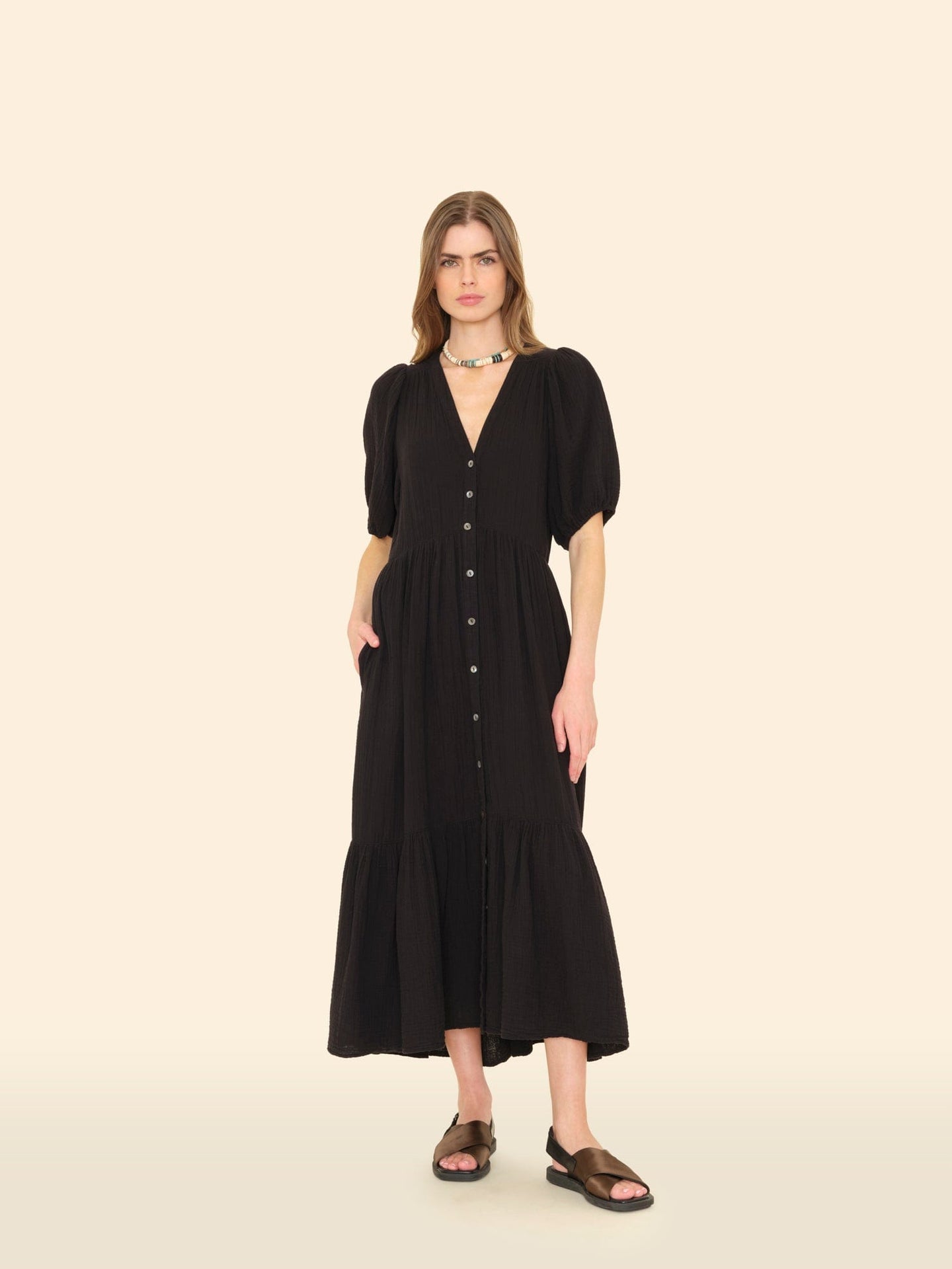 X2501 Dress Black Lennox Dress Black Lennox Dress