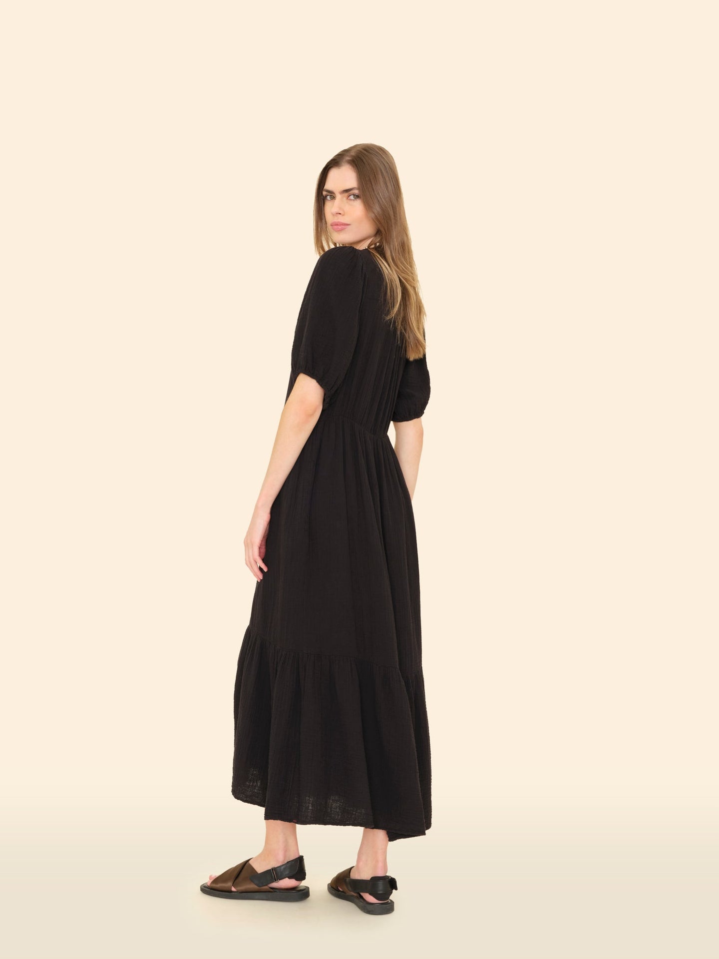 X2501 Dress Black Lennox Dress Black Lennox Dress