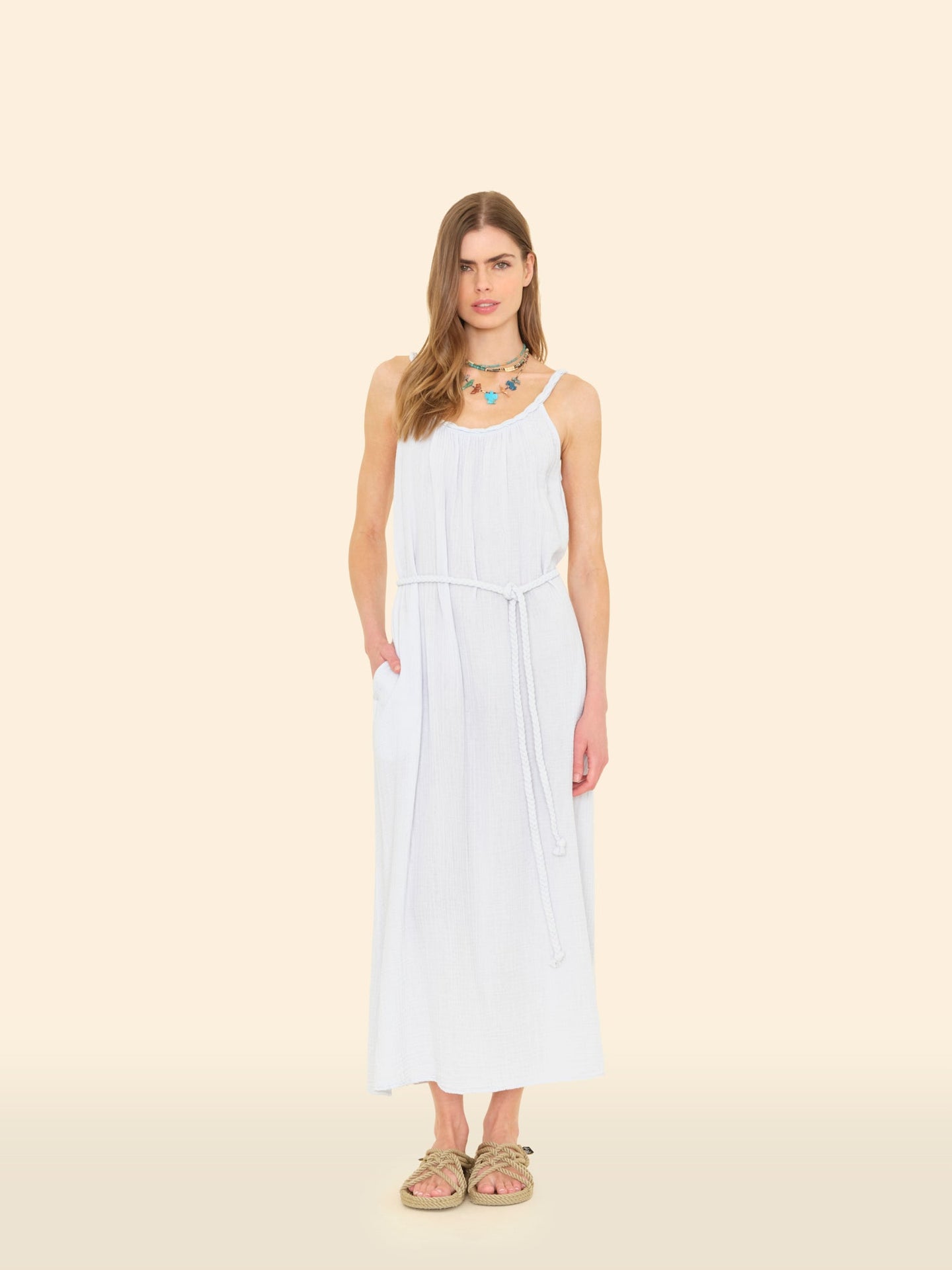 X2501 Dress Pale Sky Braiden Dress Pale Sky Braiden Dress