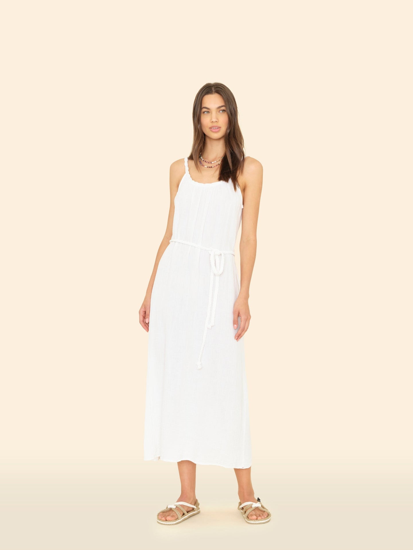 X2501 Dress White Braiden Dress White Braiden Dress