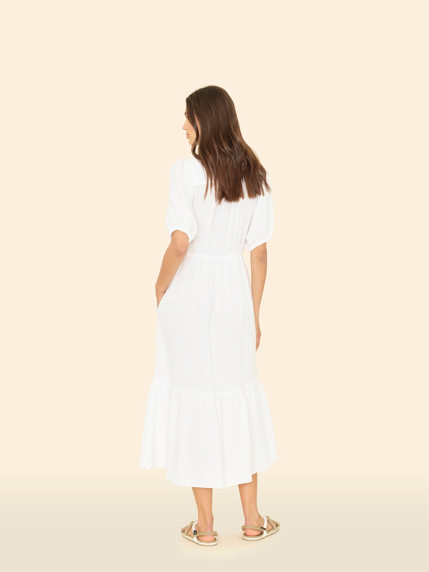 X2501 Dress White Lennox Dress White Lennox Dress