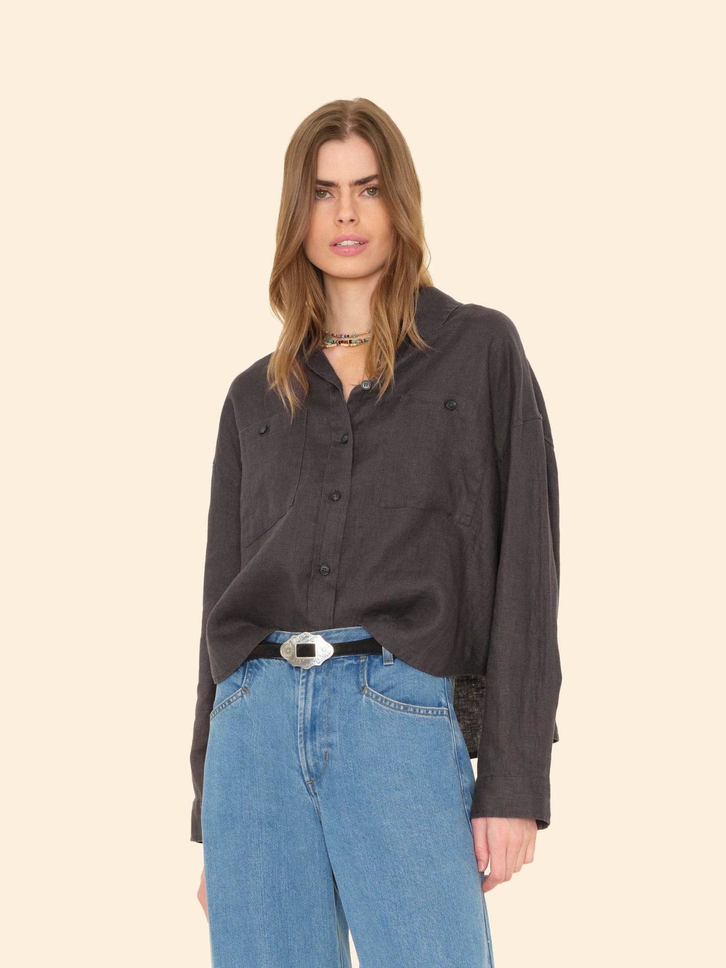 X2501 Shirt Black Quartz Brittan Shirt Black Quartz Brittan Shirt