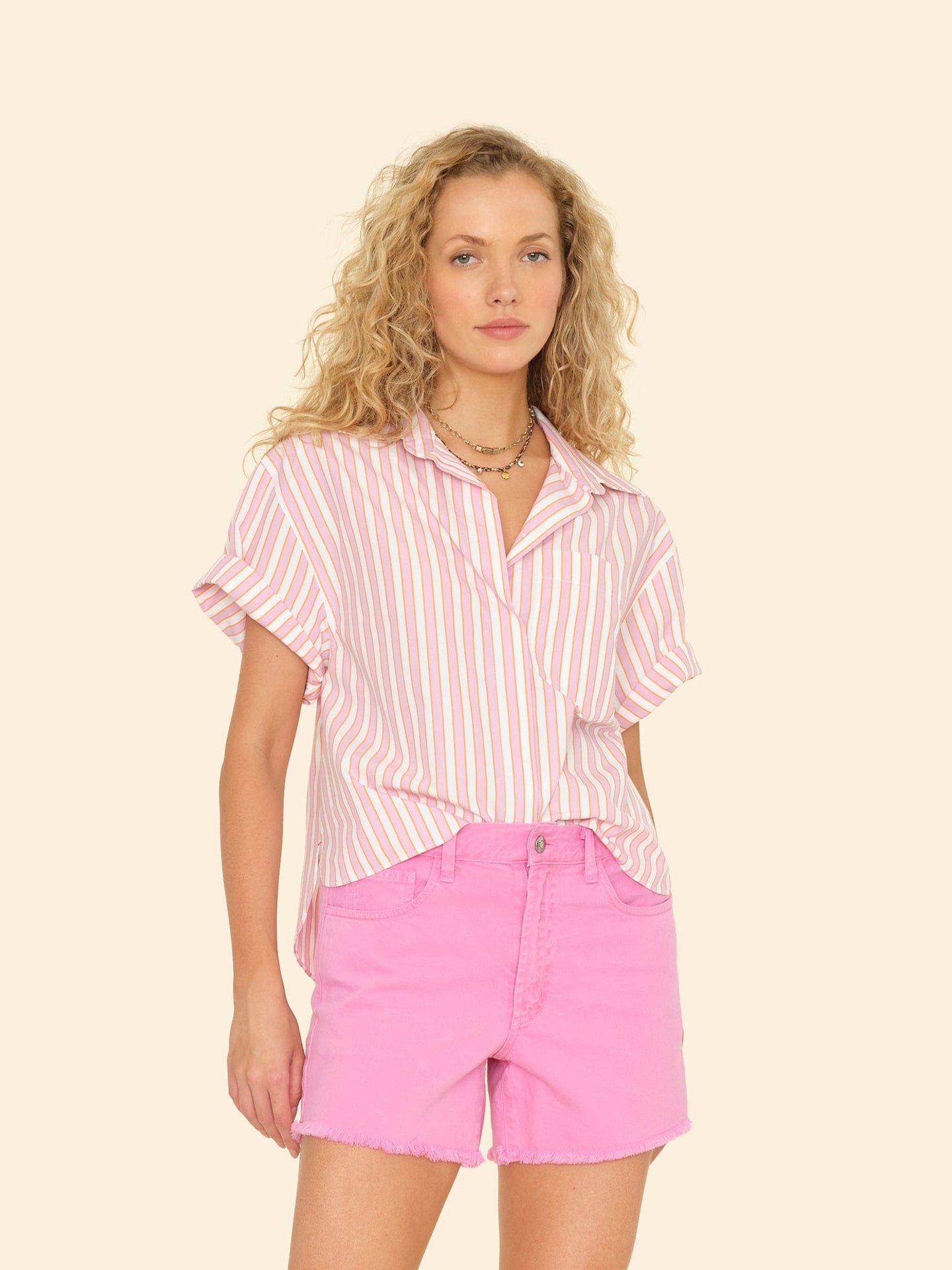 X2501 Shirt Pink Sorbet Drake Shirt Pink Sorbet Drake Shirt