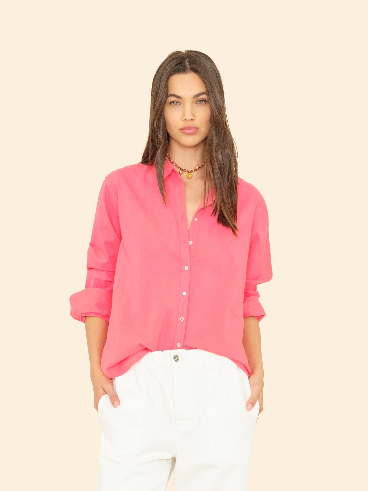 X2501 Shirt Sun Kiss Coral Beau Shirt Sun Kiss Coral Beau Shirt