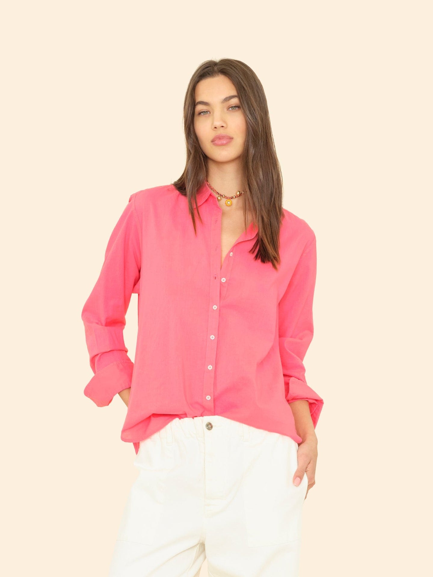 X2501 Shirt Sun Kiss Coral Beau Shirt Sun Kiss Coral Beau Shirt