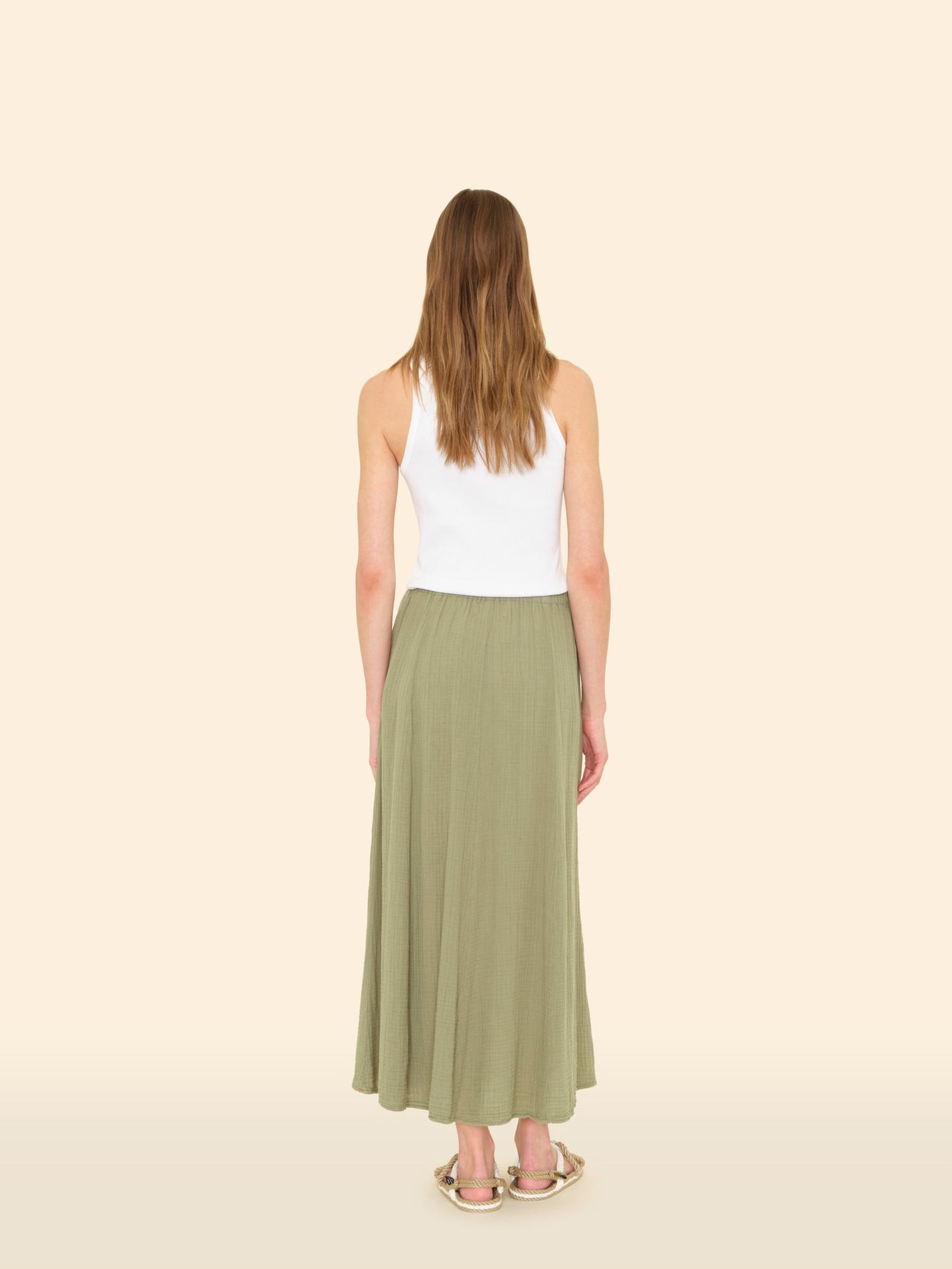 X2501 Skirt Dark Seagrass Deon Skirt Dark Seagrass Deon Skirt