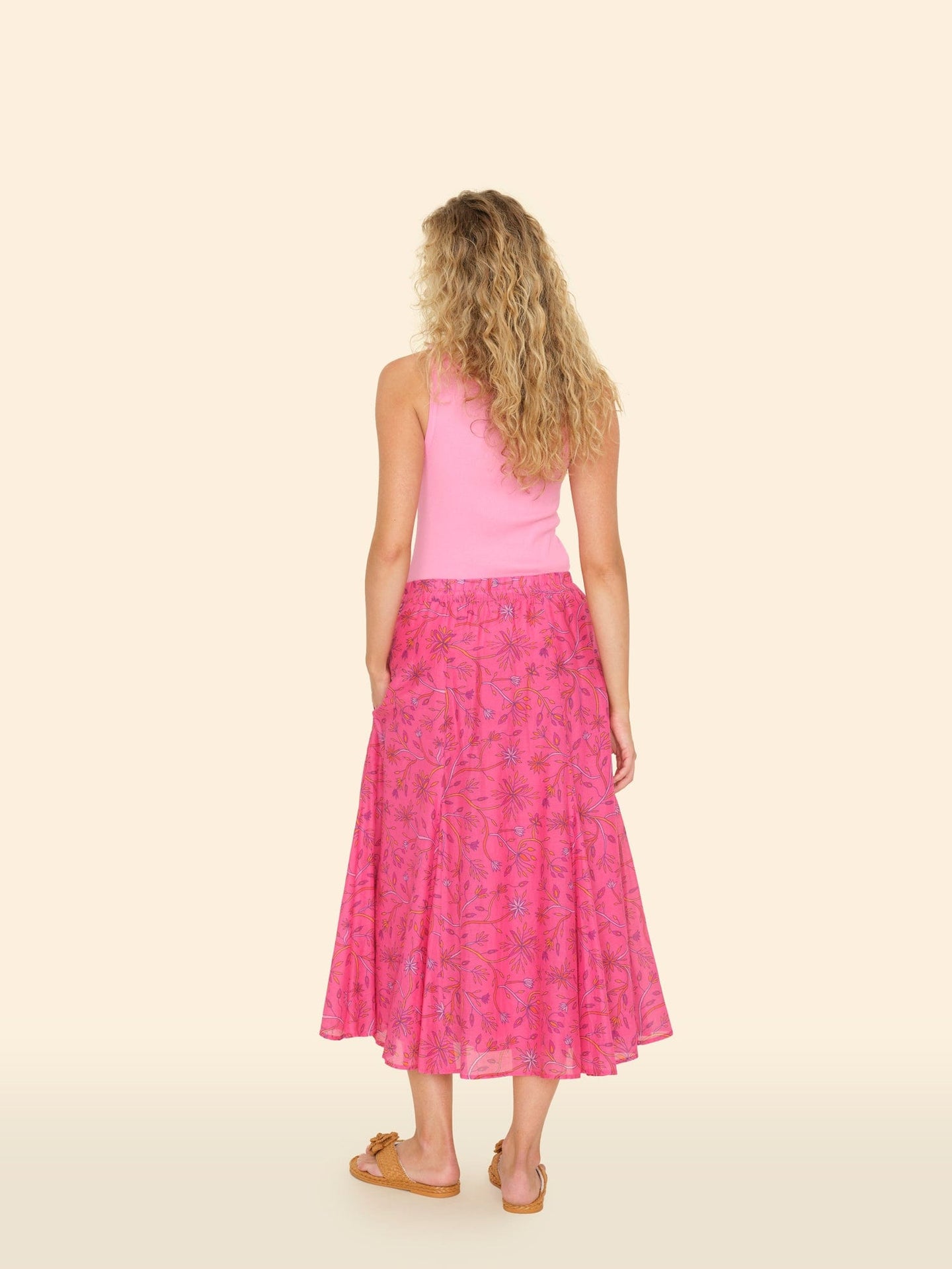 X2501 Skirt Fuchsia Melon Roxane Skirt Fuchsia Melon Roxane Skirt