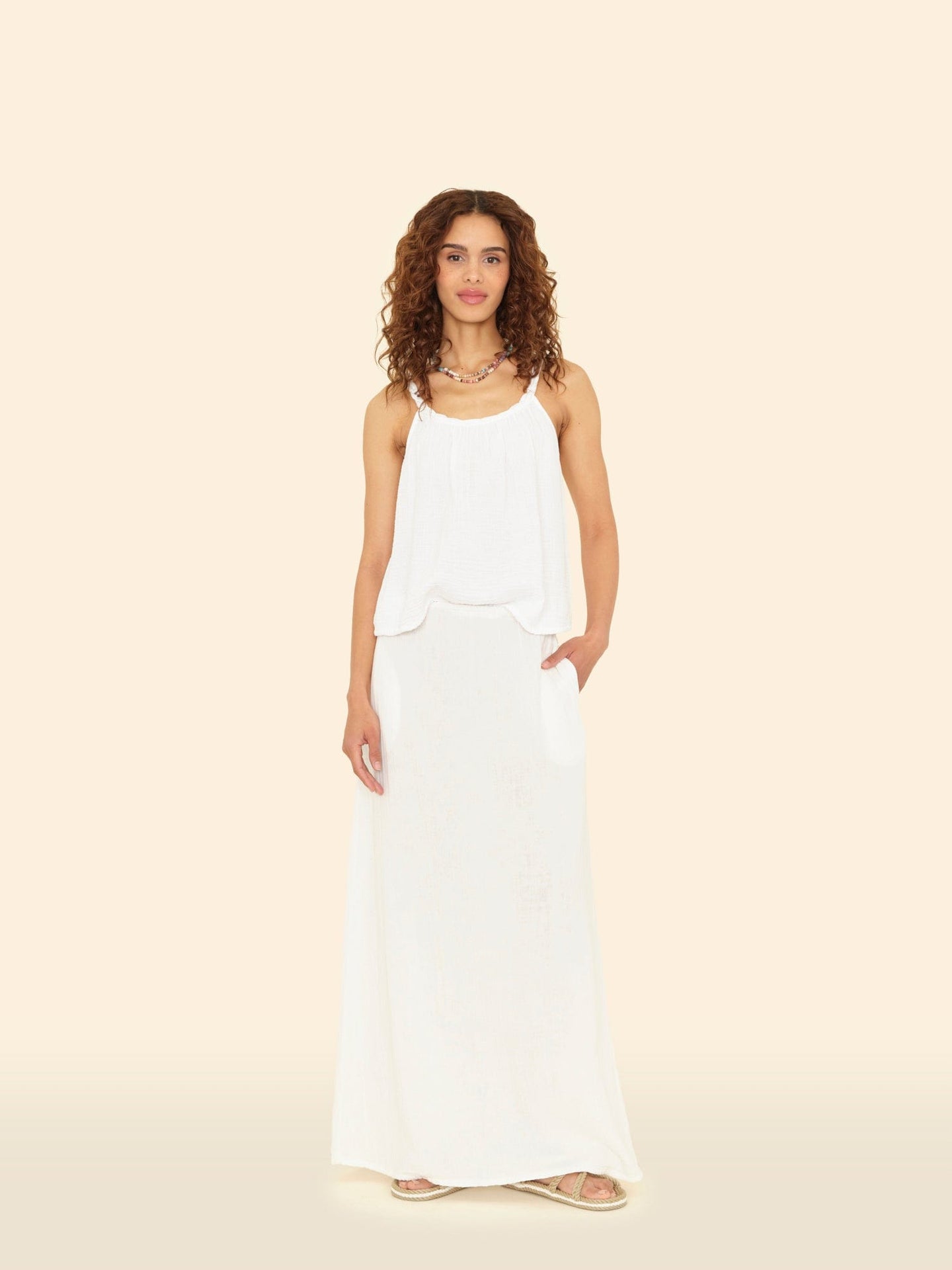 X2501 Skirt White Deon Skirt White Deon Skirt