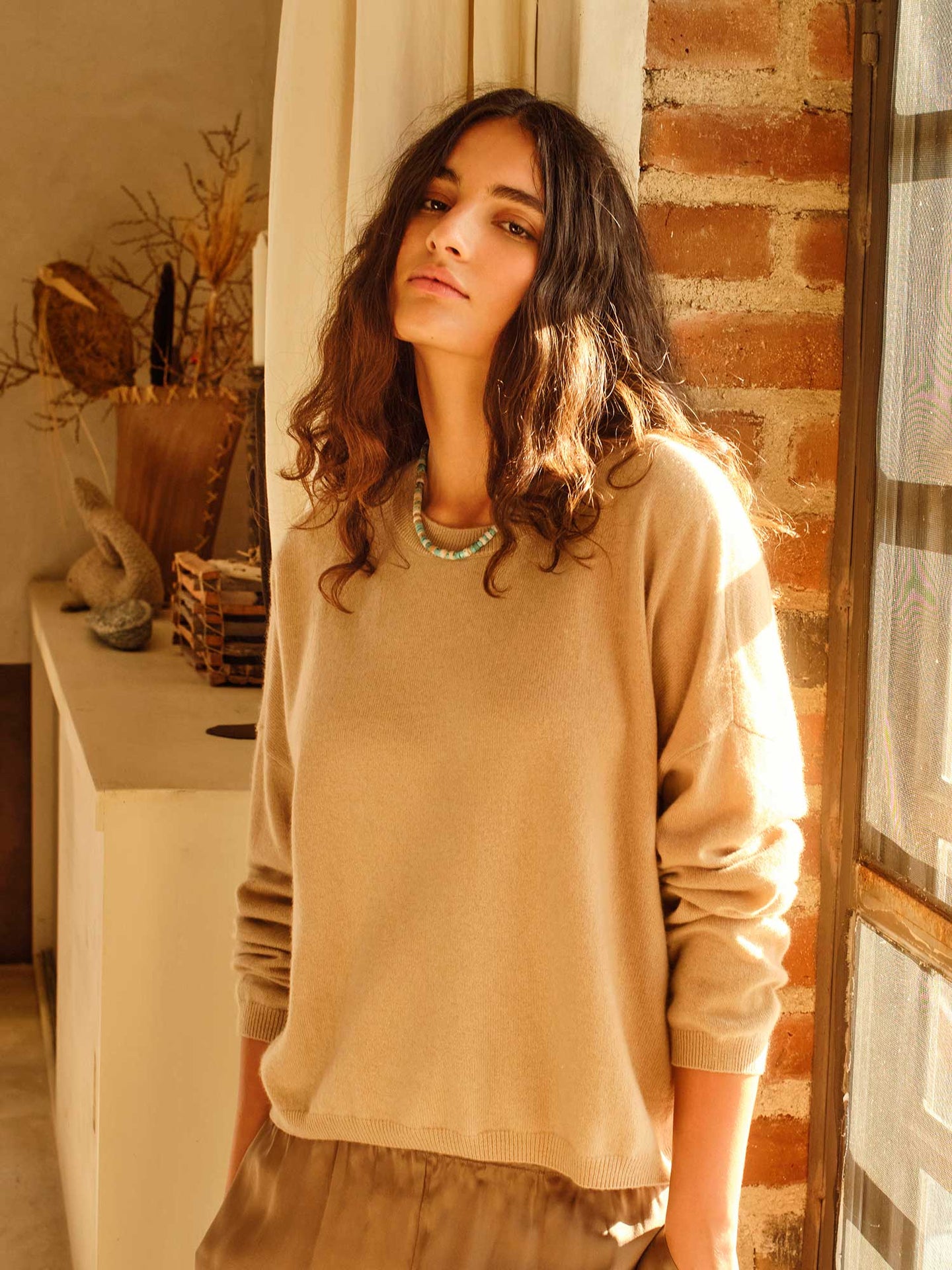 X2501 Sweater Camel Lela Sweater Camel Lela Sweater