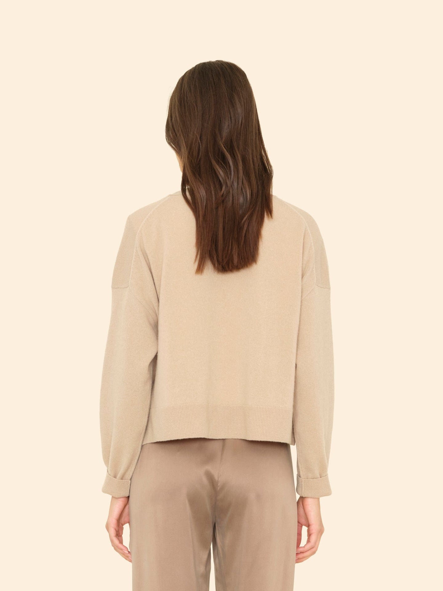 X2501 Sweater Camel Trudie Cardigan Camel Trudie Cardigan