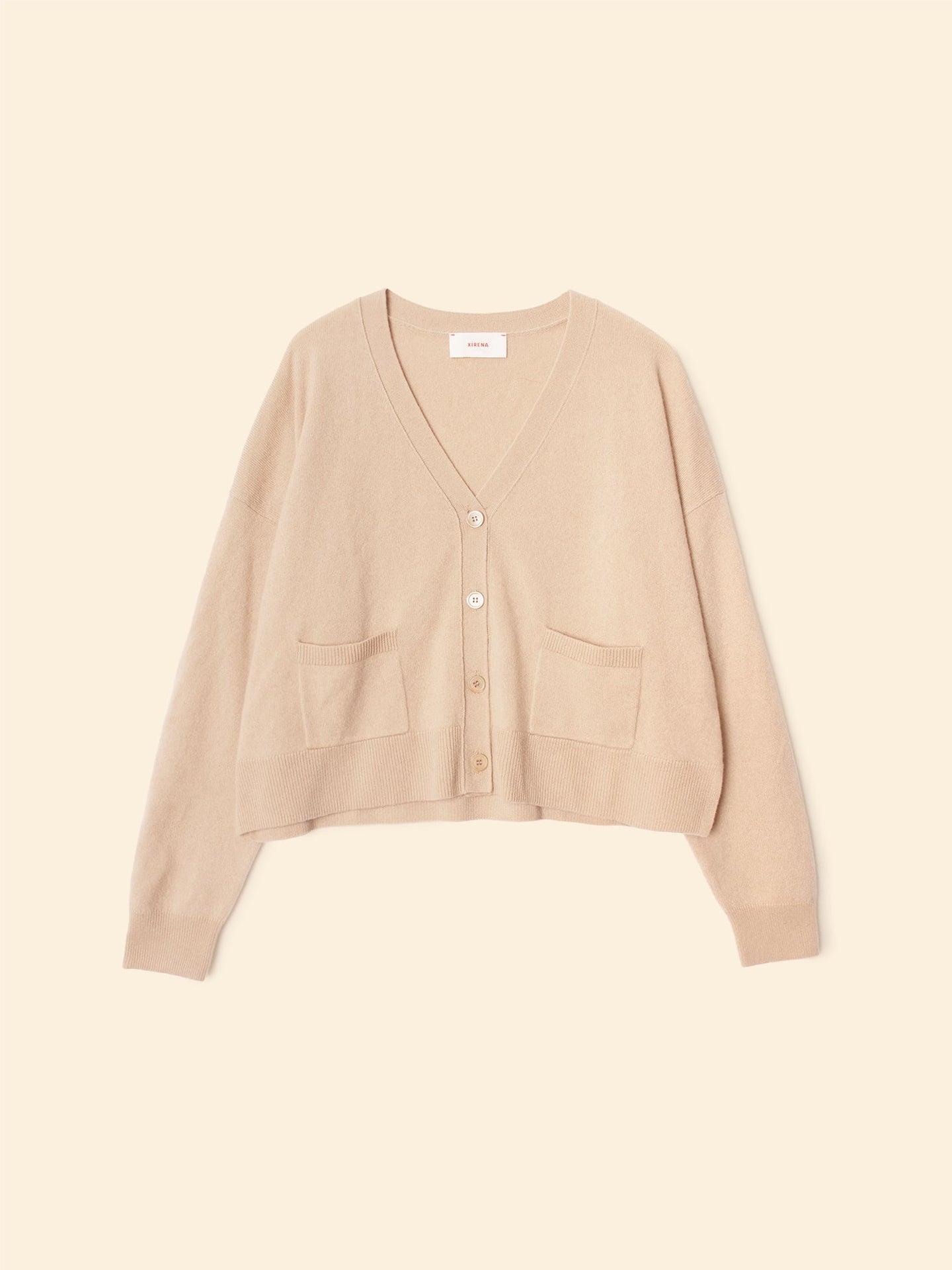 X2501 Sweater Camel Trudie Cardigan Camel Trudie Cardigan