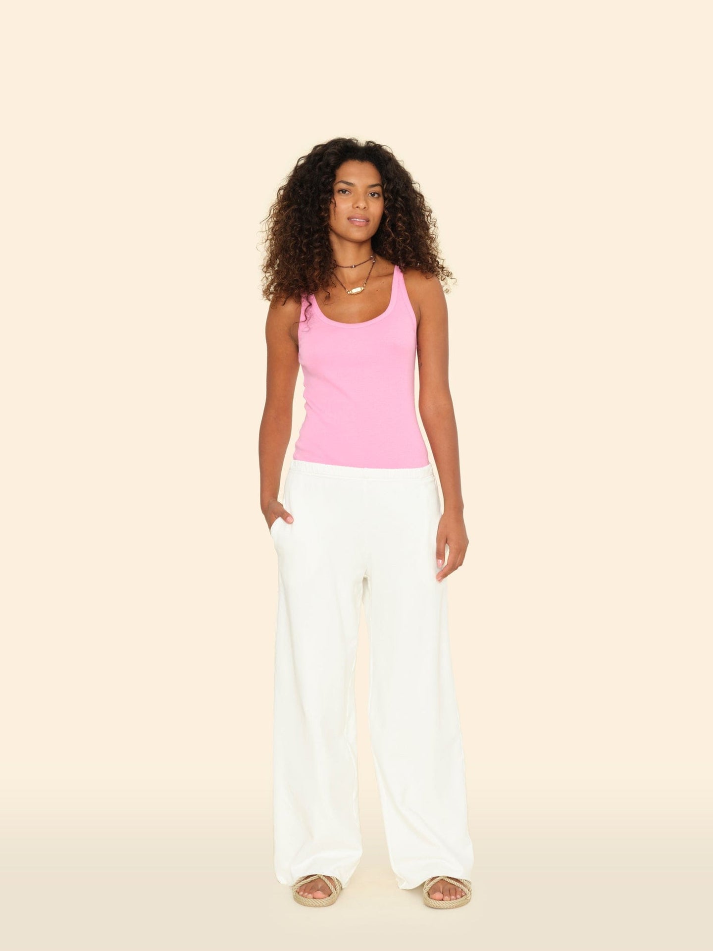 X2501 Sweatpant Alabaster Emmette Terry Sweatpant Alabaster Emmette Terry Sweatpant