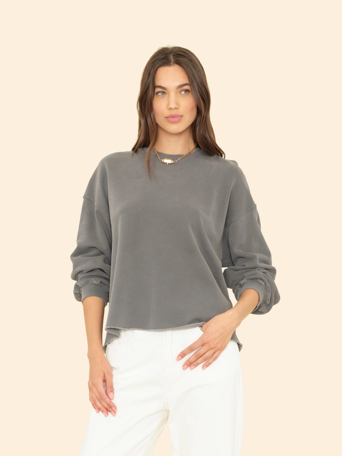 X2501 Sweatshirt Asphalt Honor Terry Sweatshirt Asphalt Honor Terry Sweatshirt