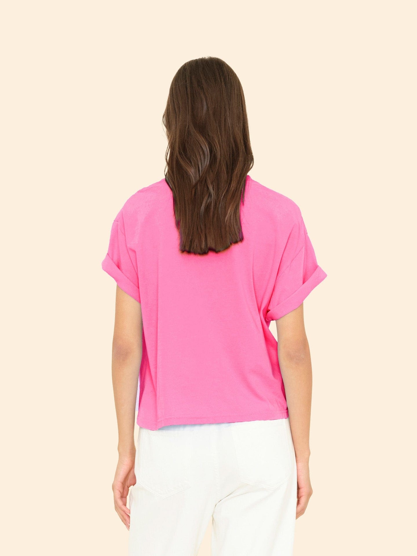 X2501 Tee Neon Pink Palmer Tee Neon Pink Palmer Tee