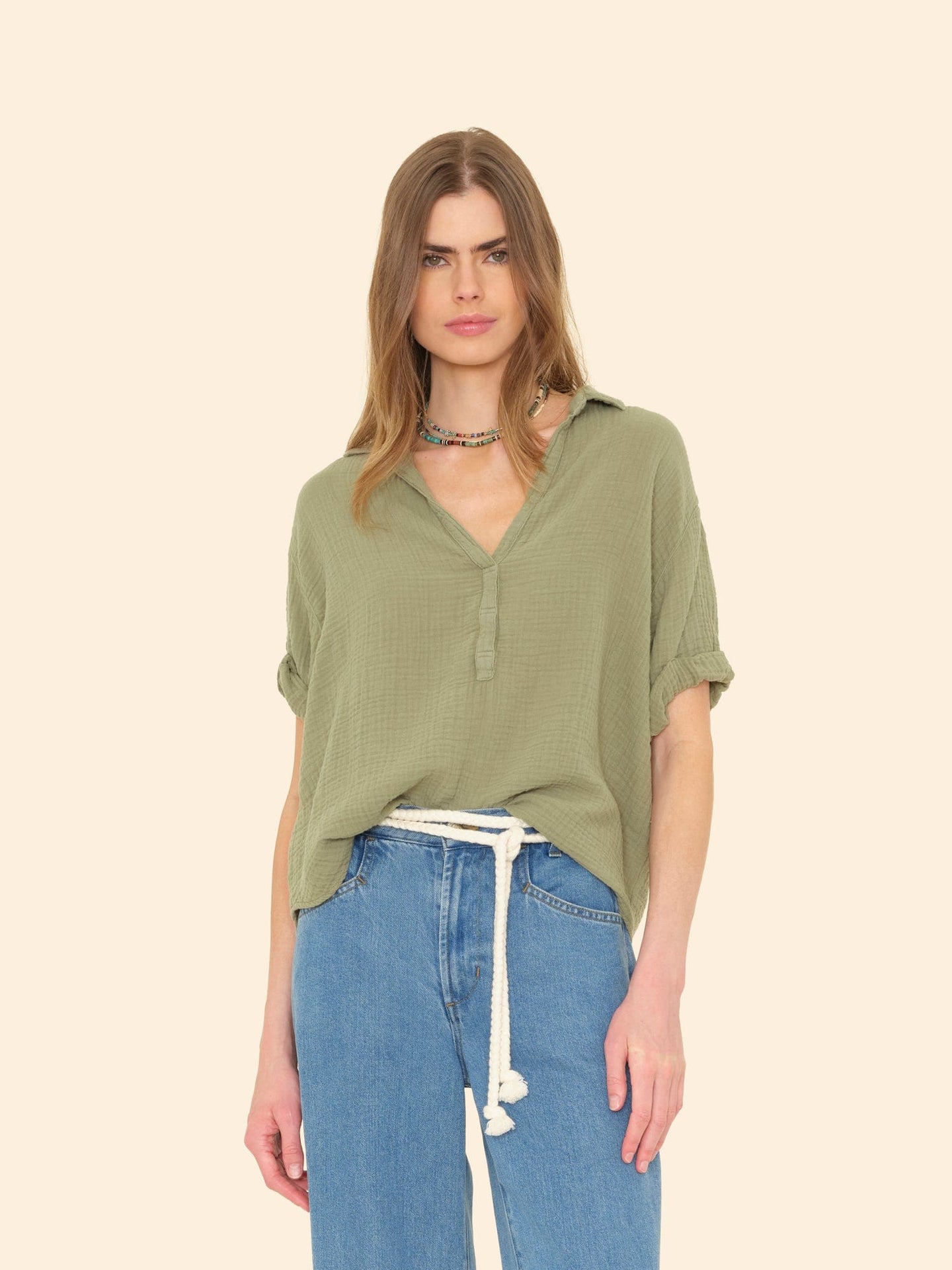 X2501 Top Dark Seagrass Cruz Top Dark Seagrass Cruz Top