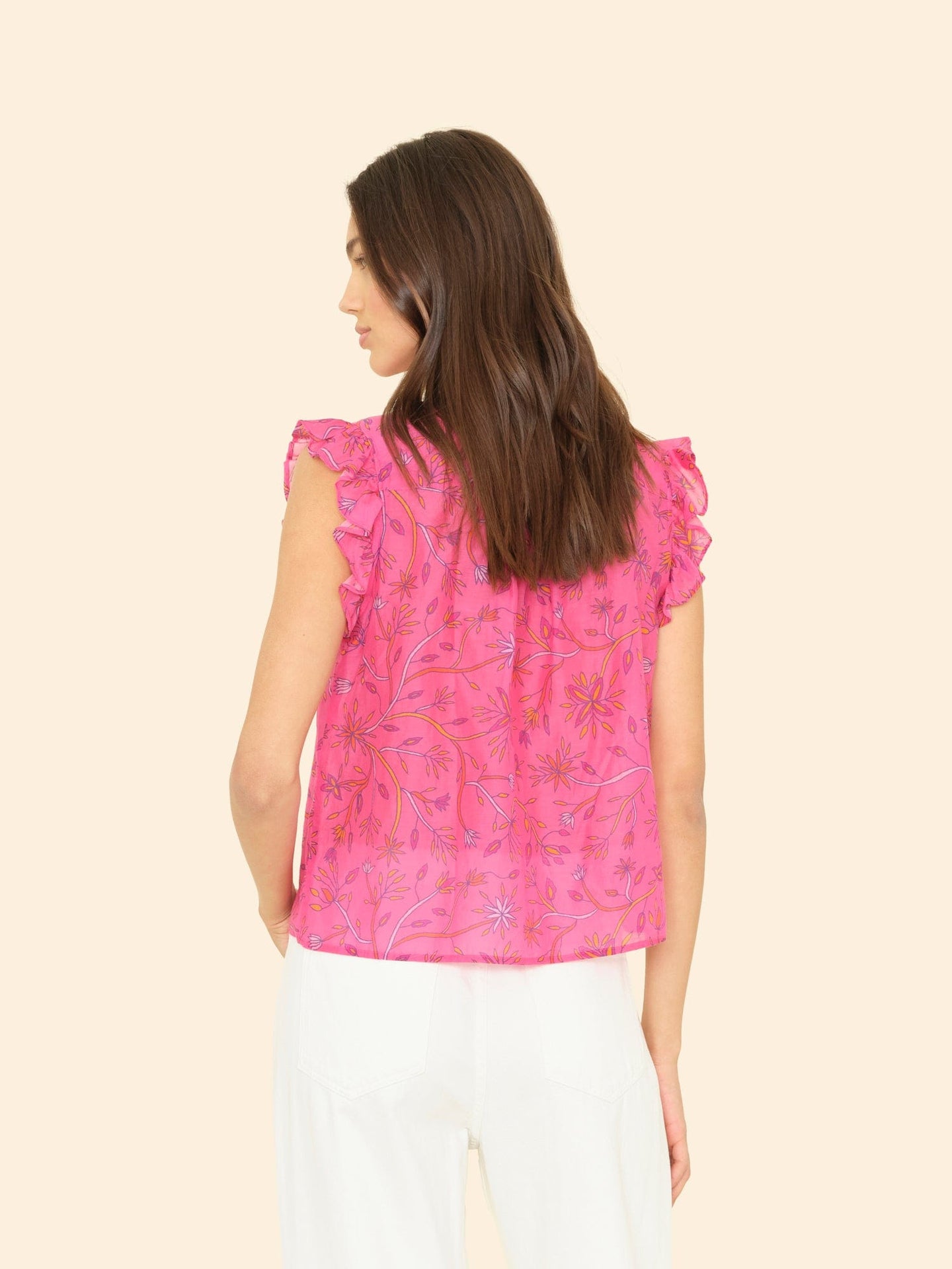 X2501 Top Fuchsia Melon Brenna Top Fuchsia Melon Brenna Top