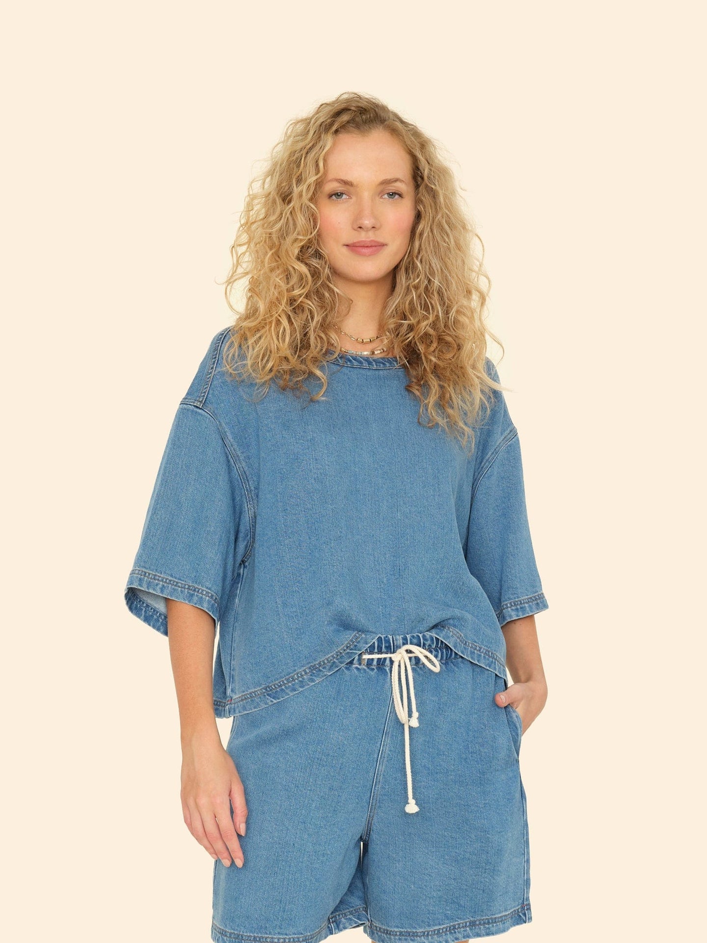 X2501 Top Pacific Austin Denim Top Pacific Austin Denim Top