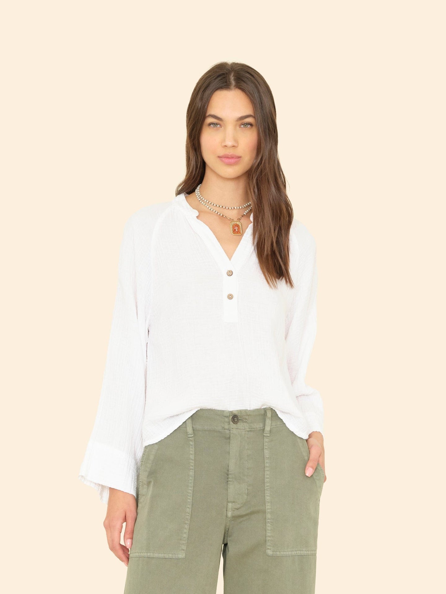 X2501 Top White Carli Top White Carli Top