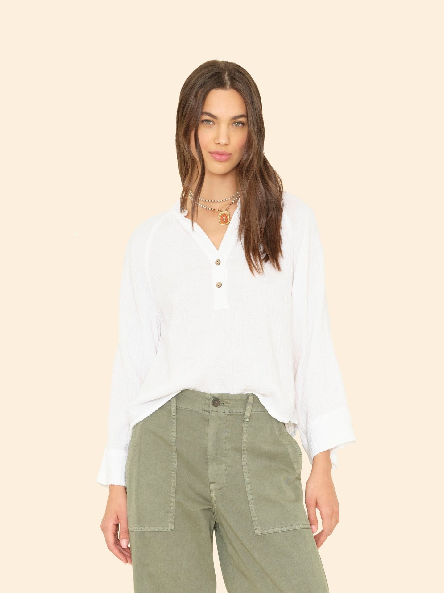 X2501 Top White Carli Top White Carli Top