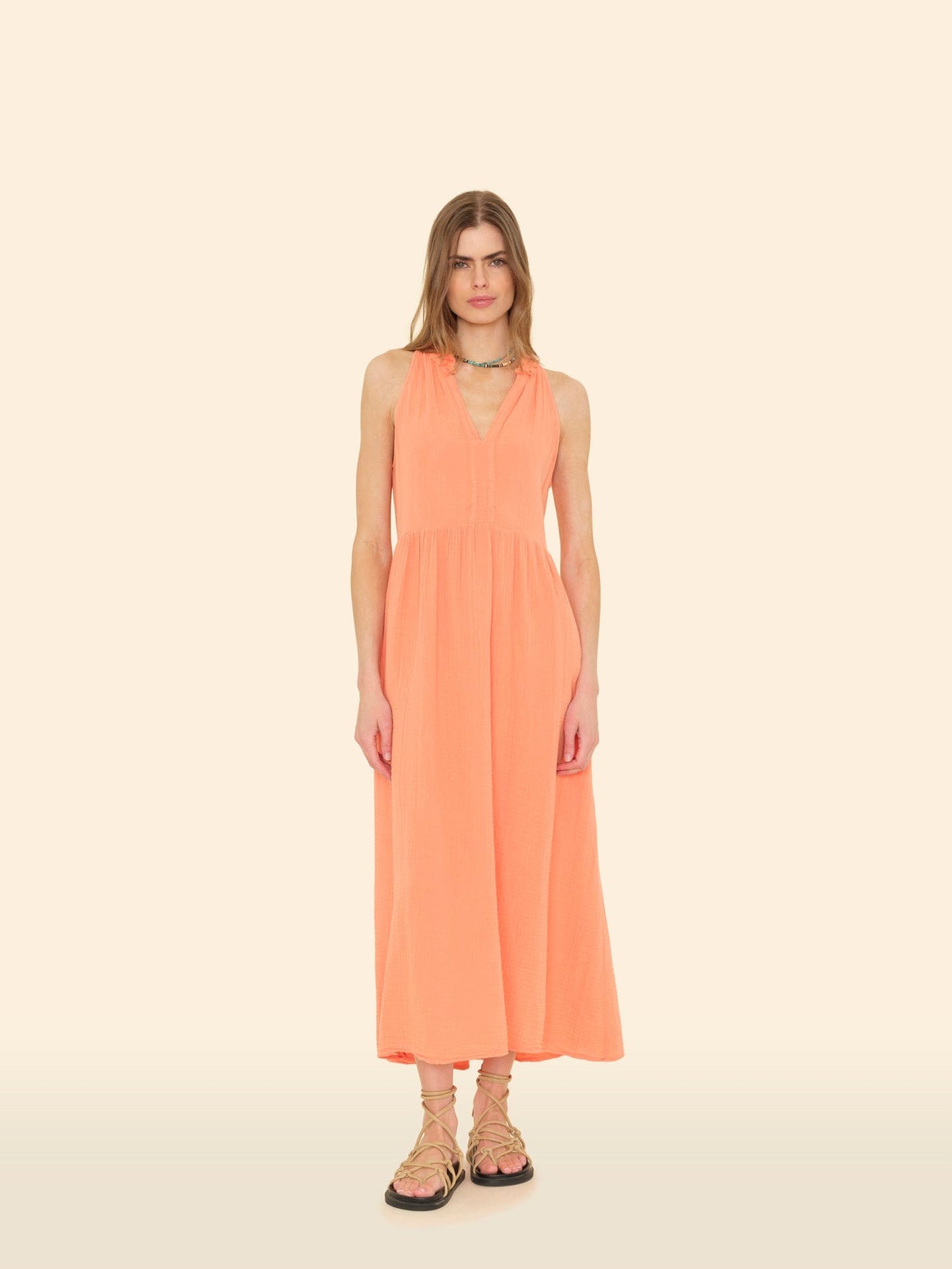 X2502 Dress Cantelope Liza Dress Cantelope Liza Dress