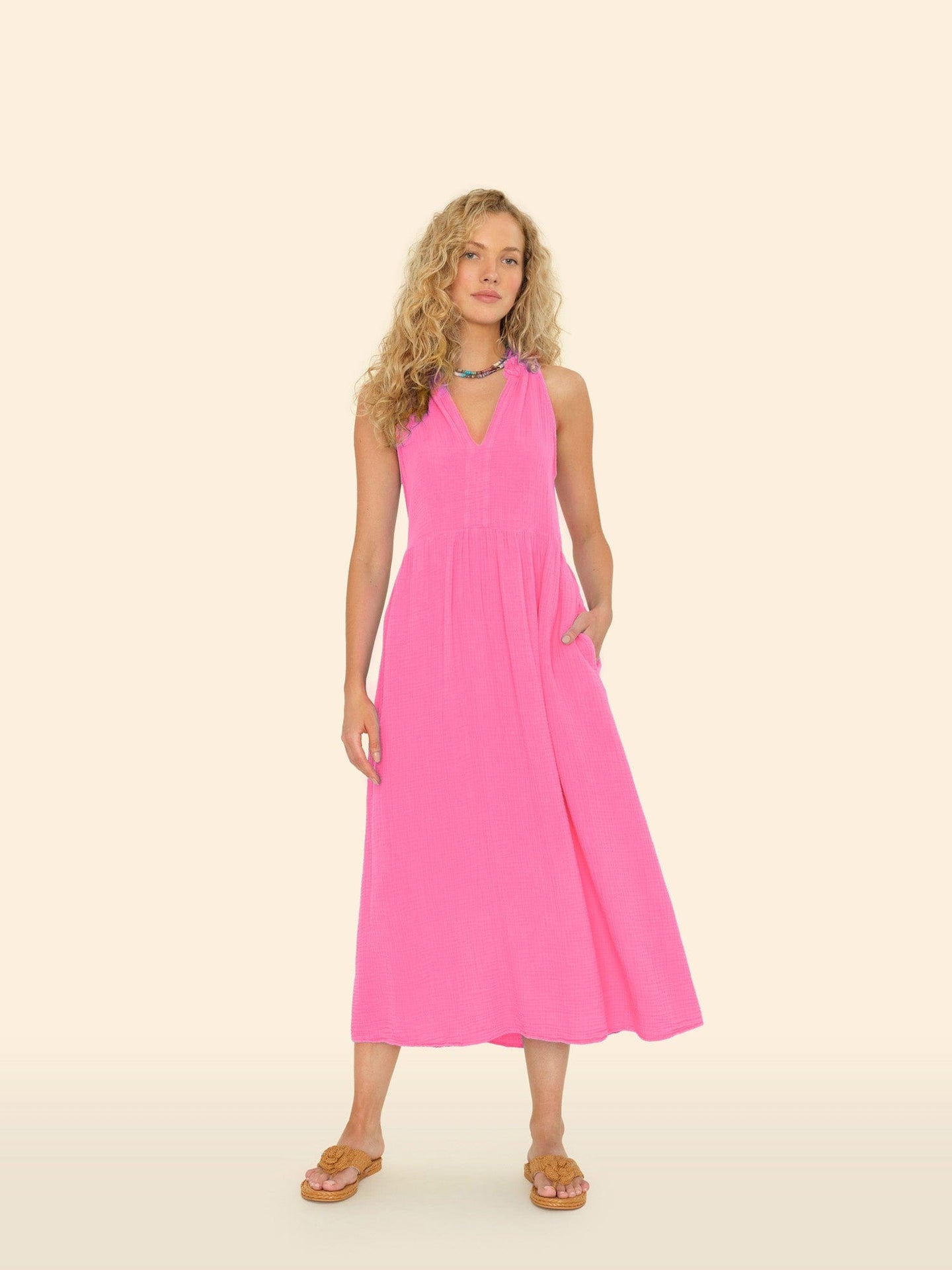 X2502 Dress Hot Pink Liza Dress Hot Pink Liza Dress