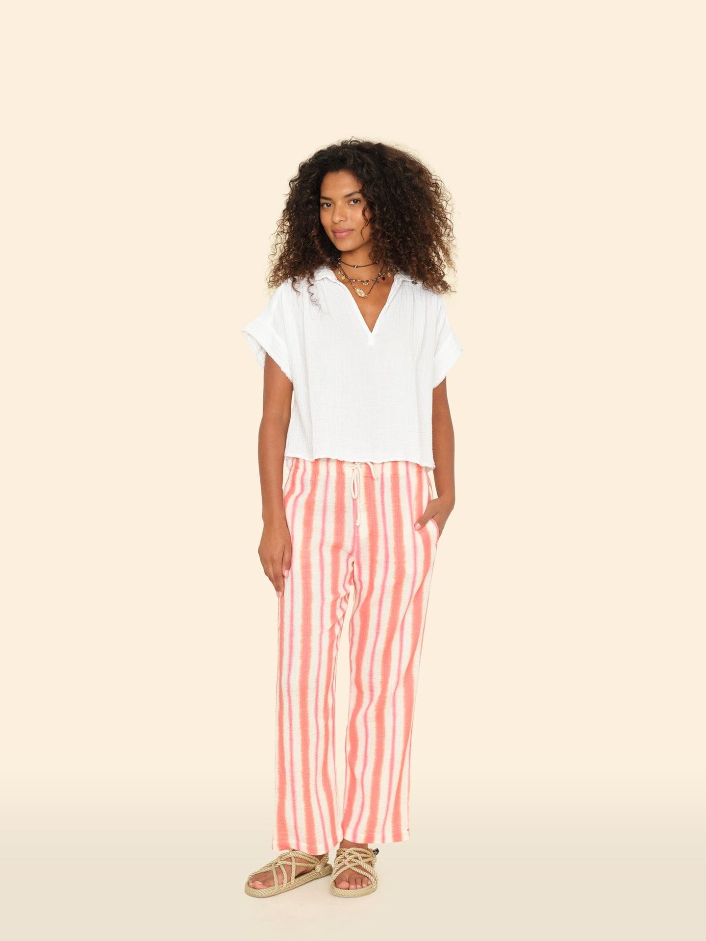 X2502 Pant Sunset Pink Blanche Pant Sunset Pink Blanche Pant