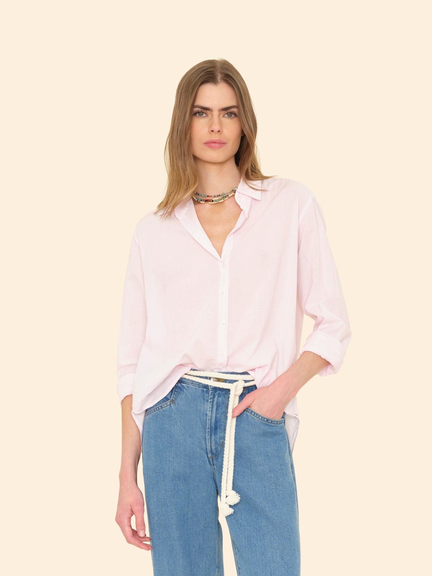 X2502 Shirt Pale Rose Beau Shirt Pale Rose Beau Shirt