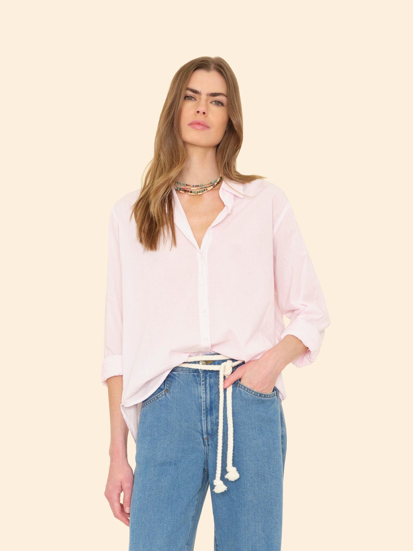 X2502 Shirt Pale Rose Beau Shirt Pale Rose Beau Shirt