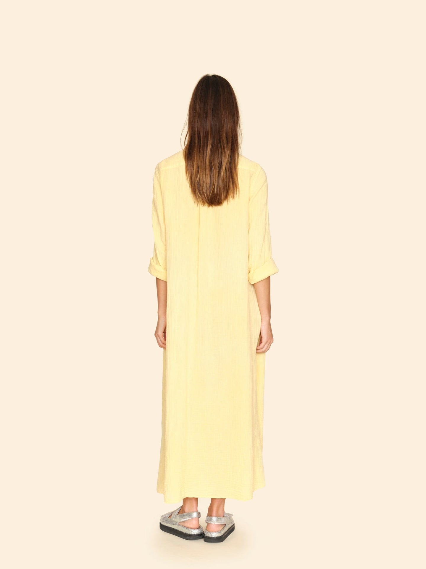 Xirena Dress Daisy Yellow Boden Gauze Dress Daisy Yellow Boden Gauze Dress