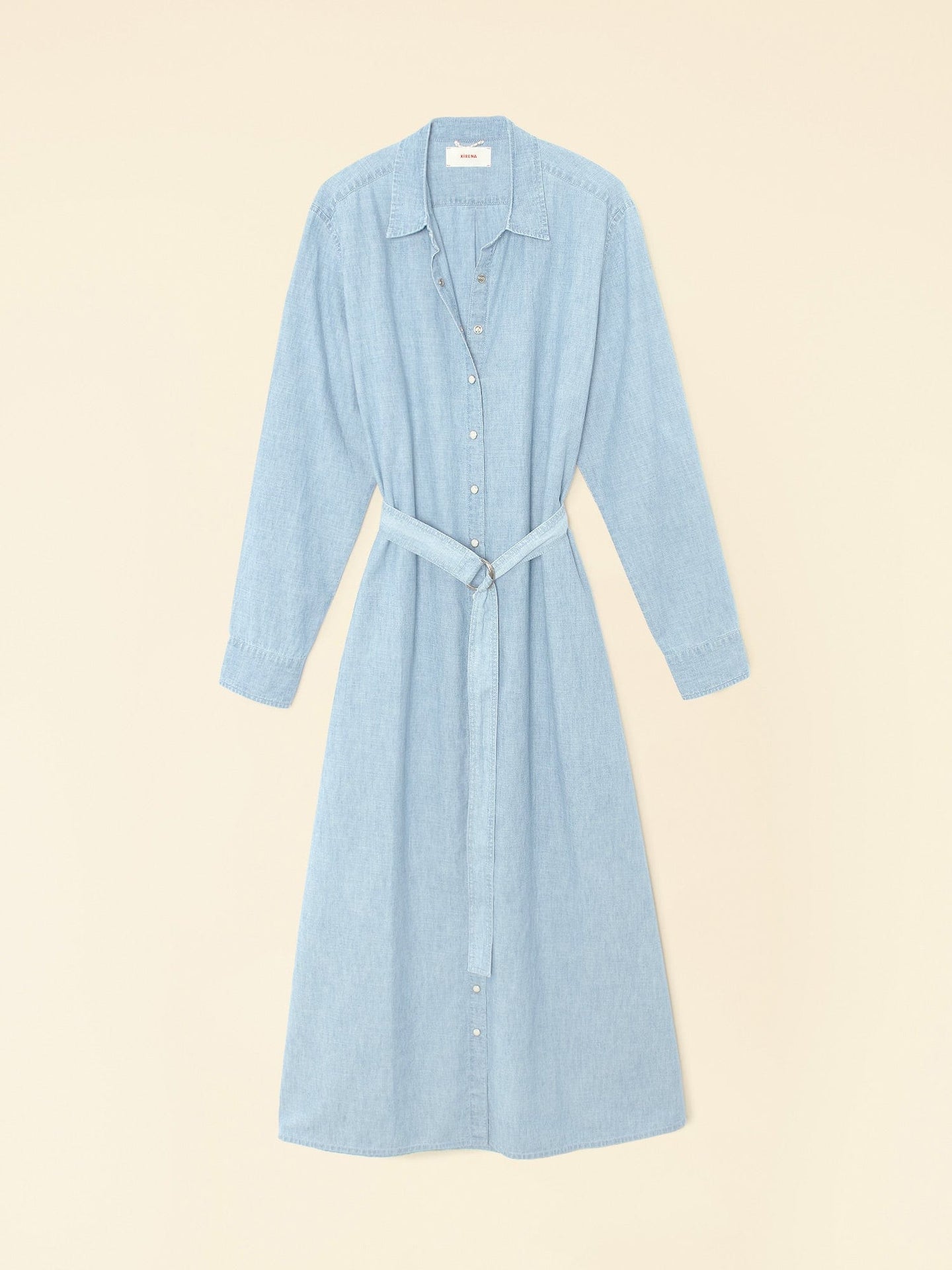 Xirena Dress Dusty Blue Bowen Chambray Dress Dusty Blue Bowen Chambray Dress