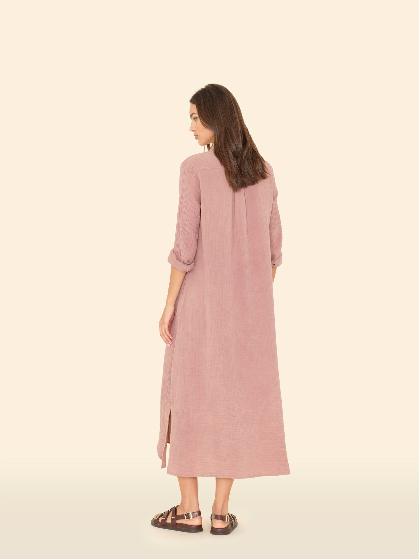 Xirena Dress Dusty Rose Boden Gauze Dress Dusty Rose Boden Gauze Dress