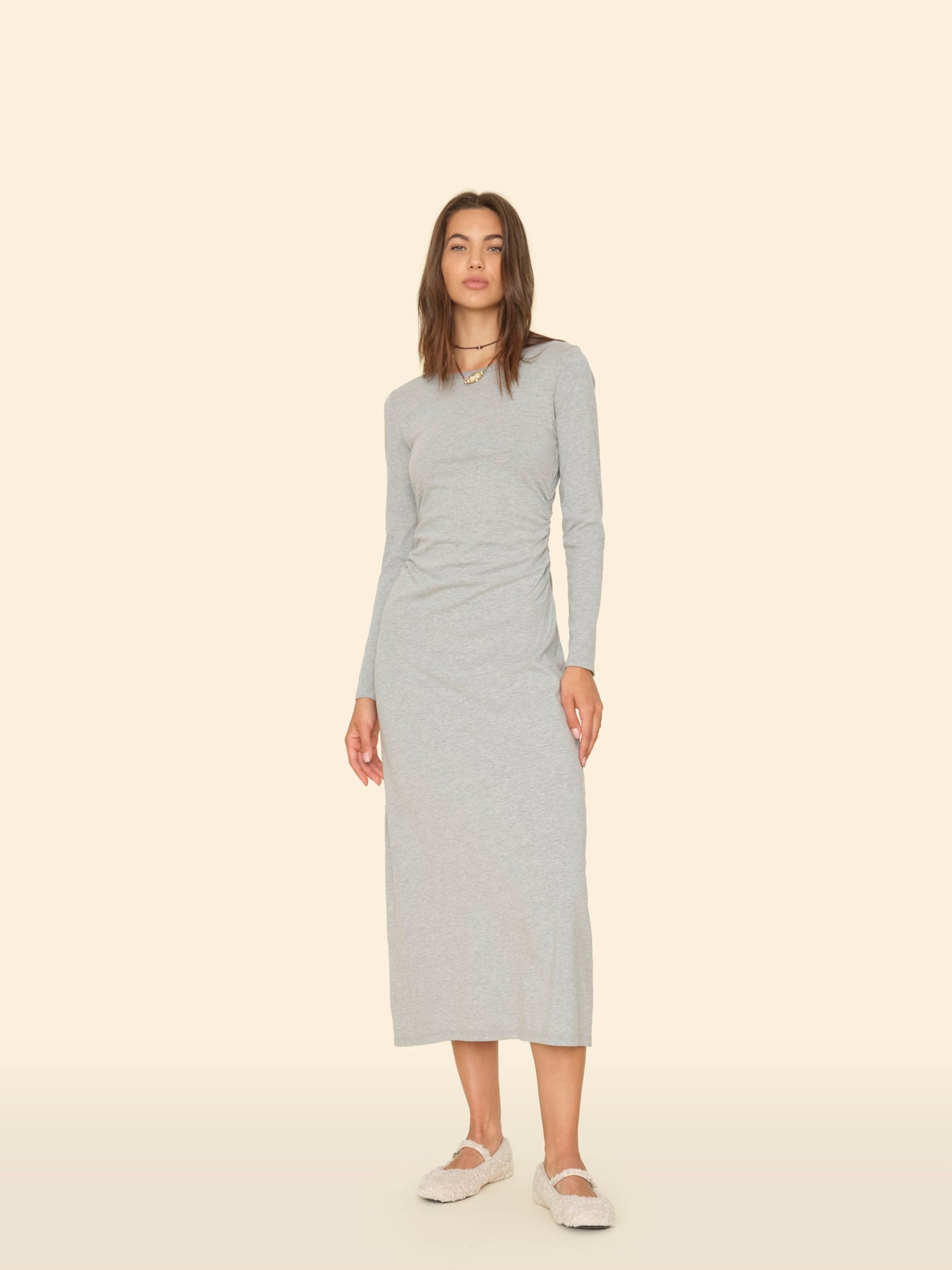 Xirena Dress Heather Grey Wiley Dress