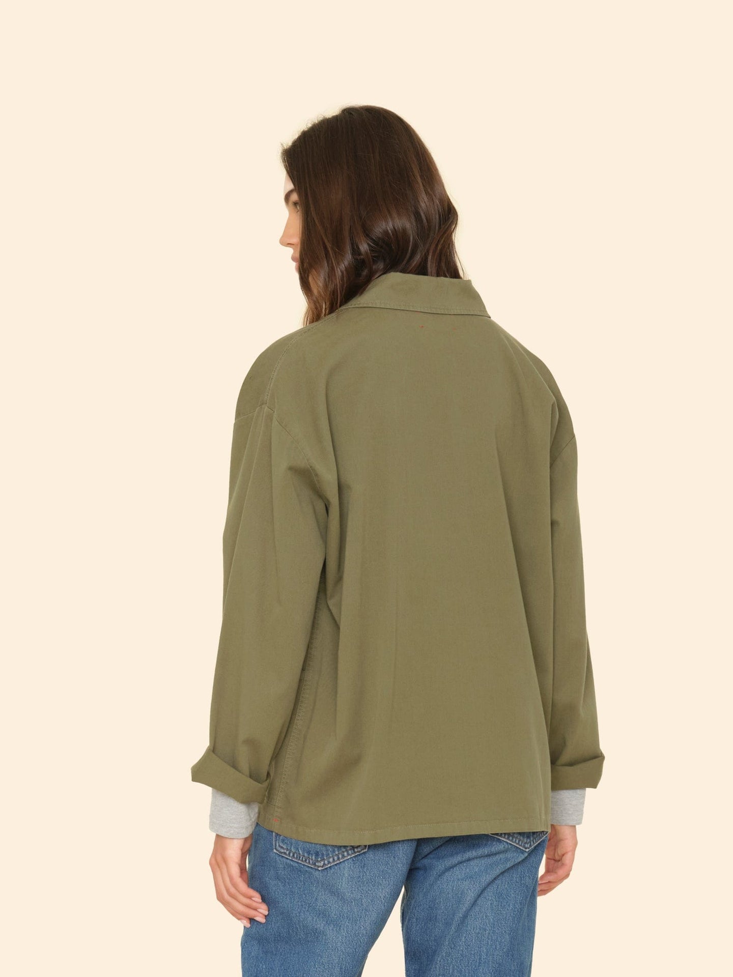 Xirena Jacket Hazy Sage Perry Twill Jacket