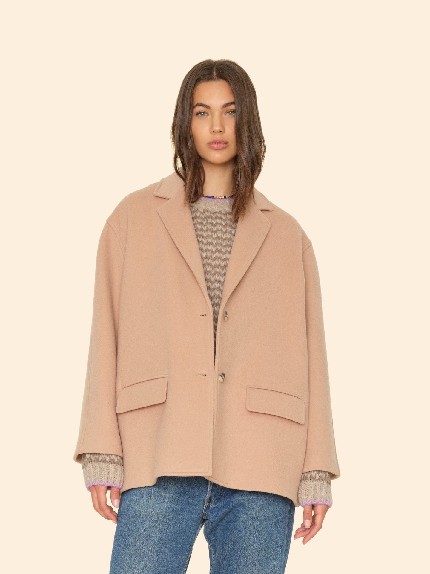 Xirena Jacket Warm Camel Rowan Jacket