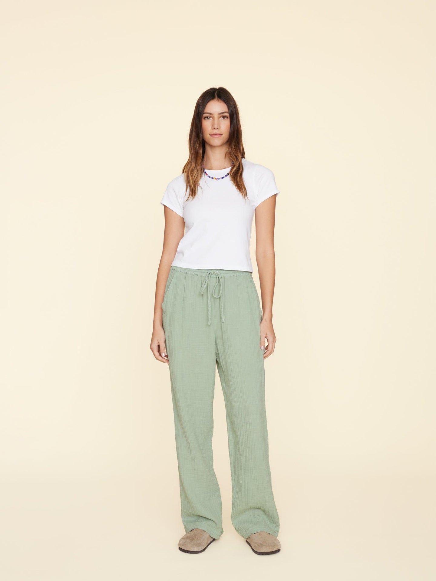 Xirena Pant Aqua Grey Dylan Pant