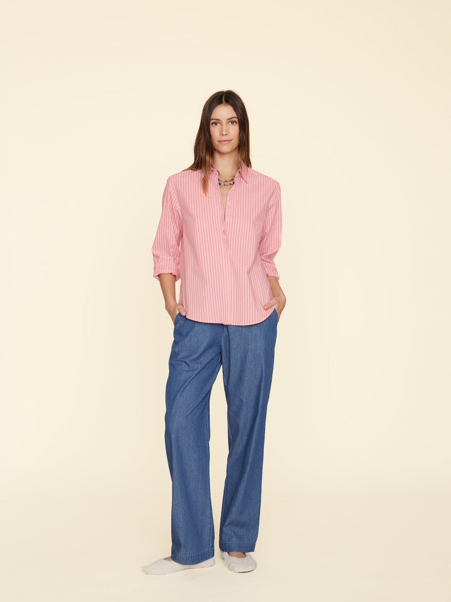 Xirena Pant Blue Rinse Atticus Pant