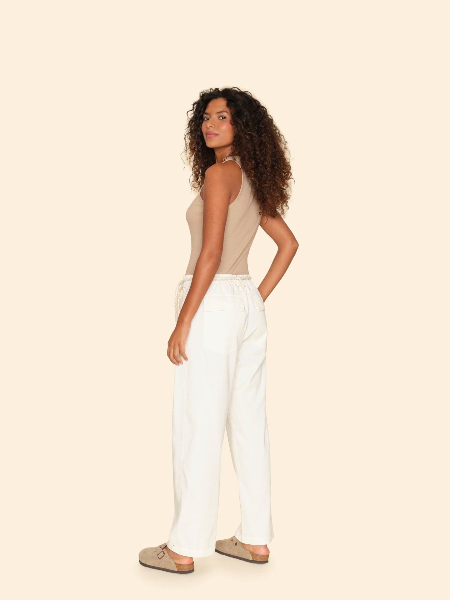 Xirena Pant Chalk White Morleigh Twill Pant Chalk White Morleigh Twill Pant