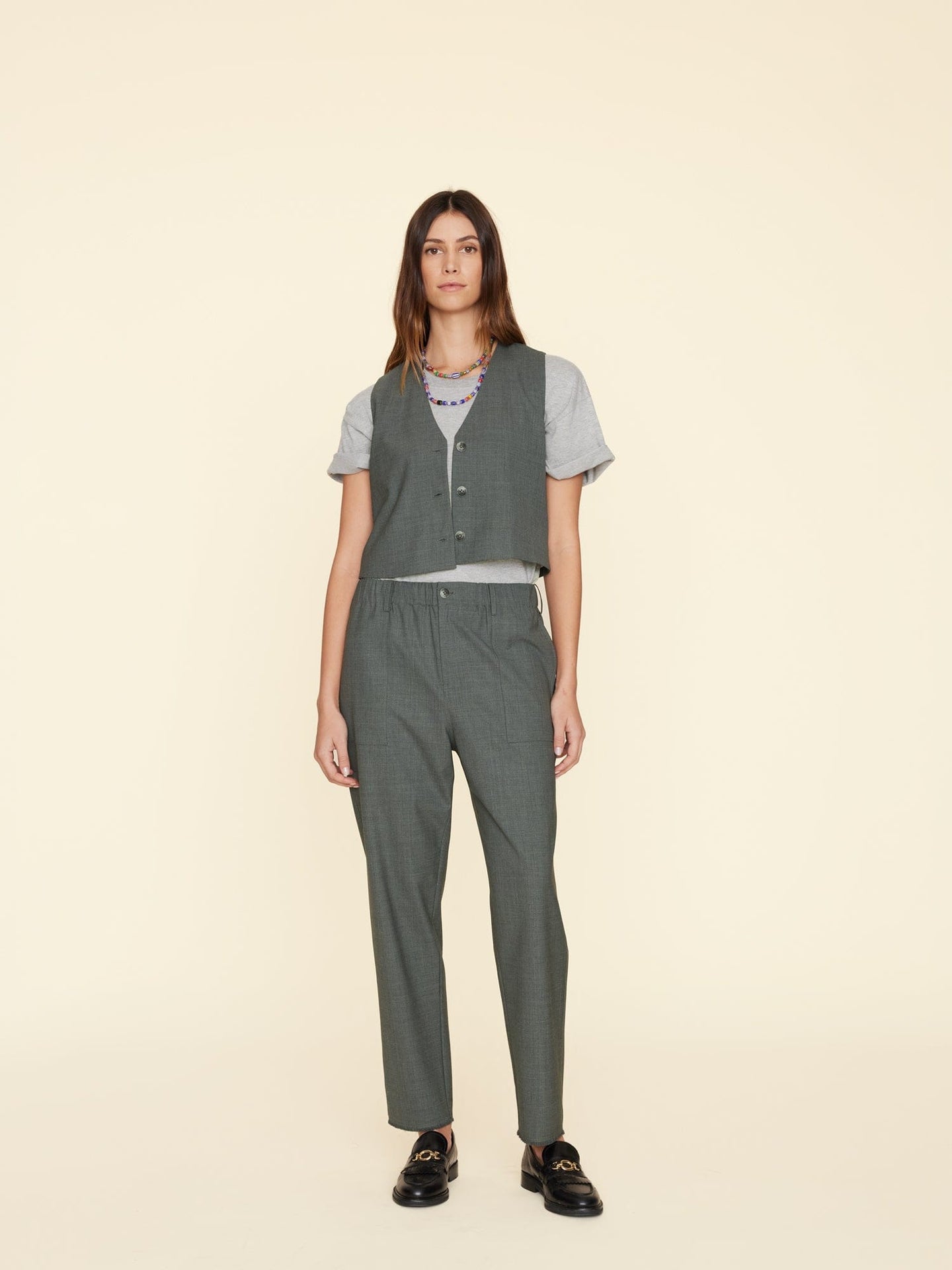 Xirena Pant Charcoal Melange Mercer Pant