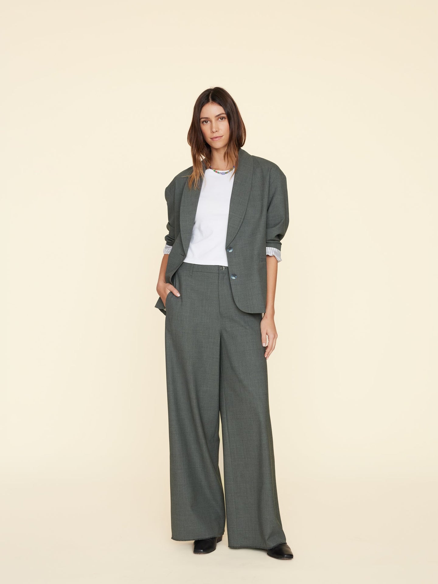 Xirena Pant Charcoal Melange Portlyn Pant