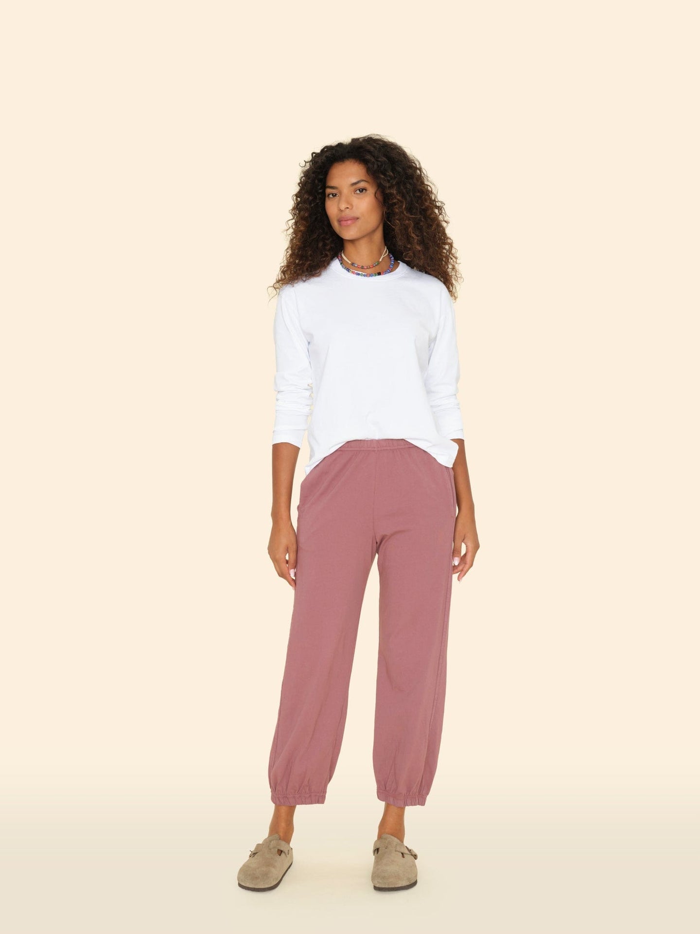 Xirena Pant Dark Rose Crispin Pant