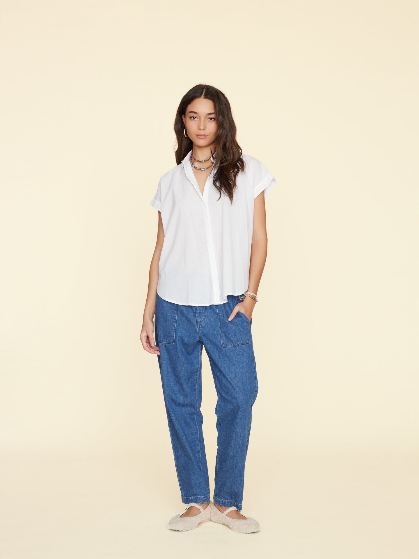 Xirena Pant Deep Indigo Mercer Denim Pant