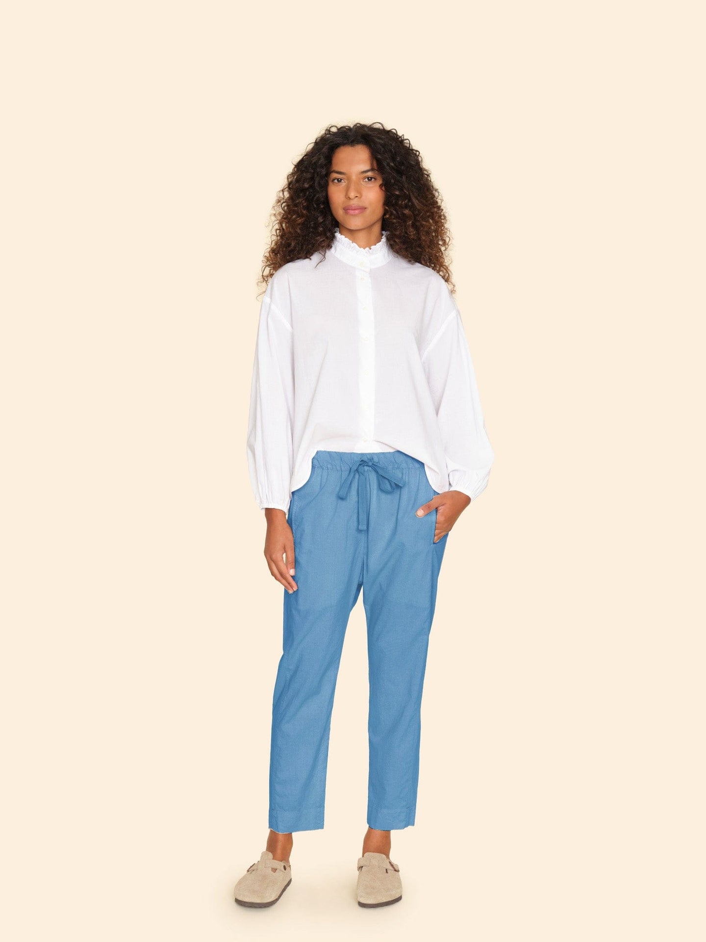 Xirena Pant Deep Water Draper Pant Deep Water Draper Pant