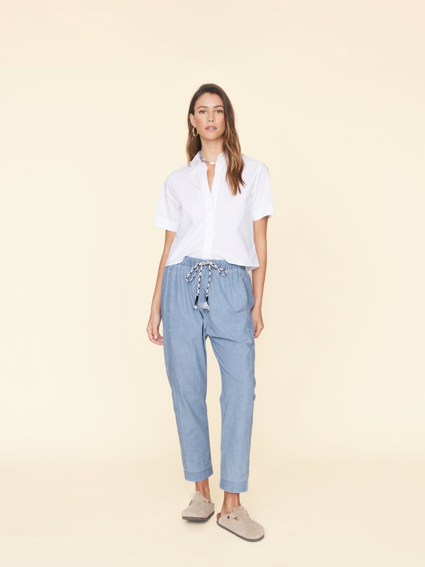 Xirena Pant Dusty Blue Draper Pant