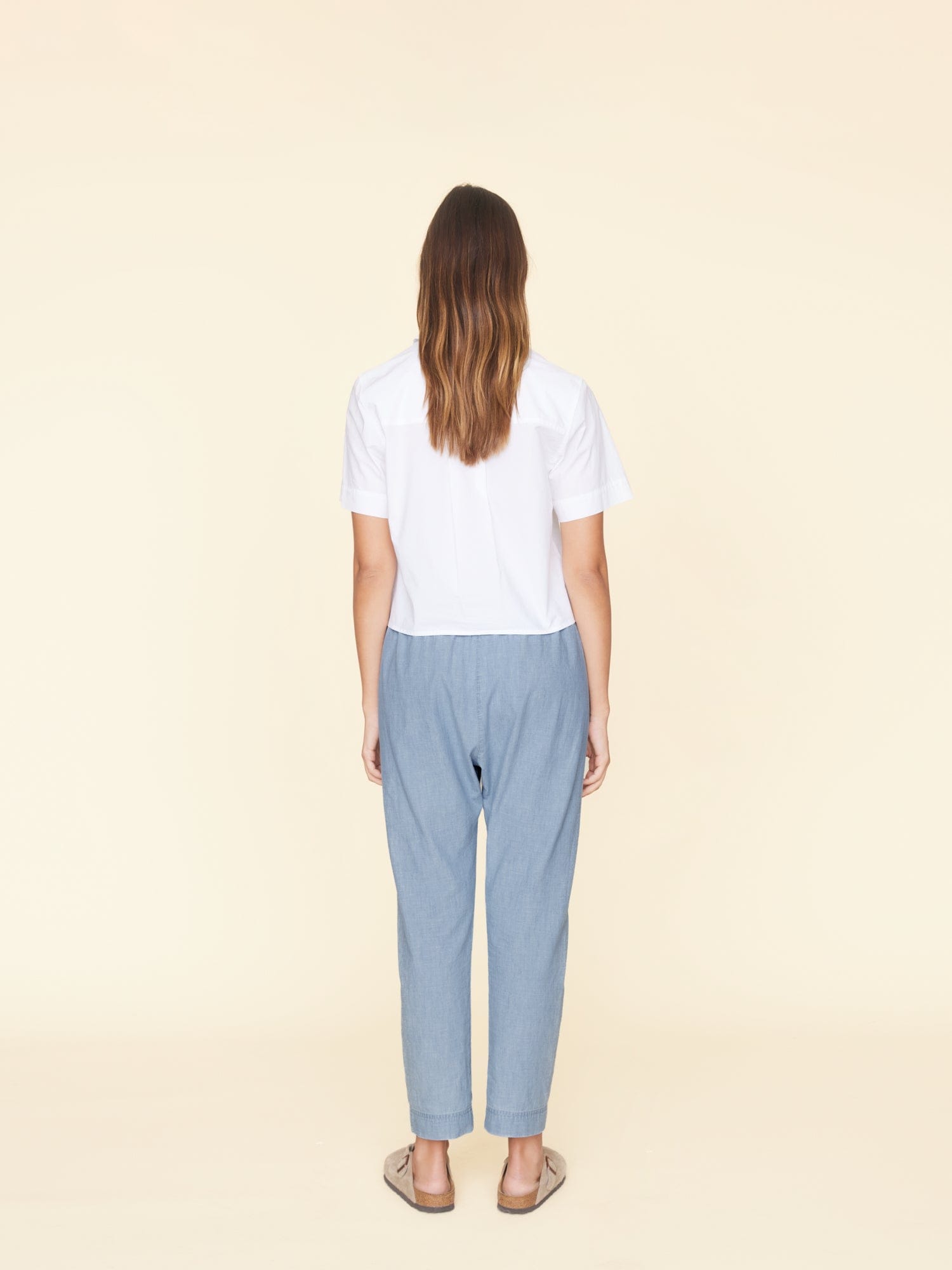 Dusty Blue Draper Pant