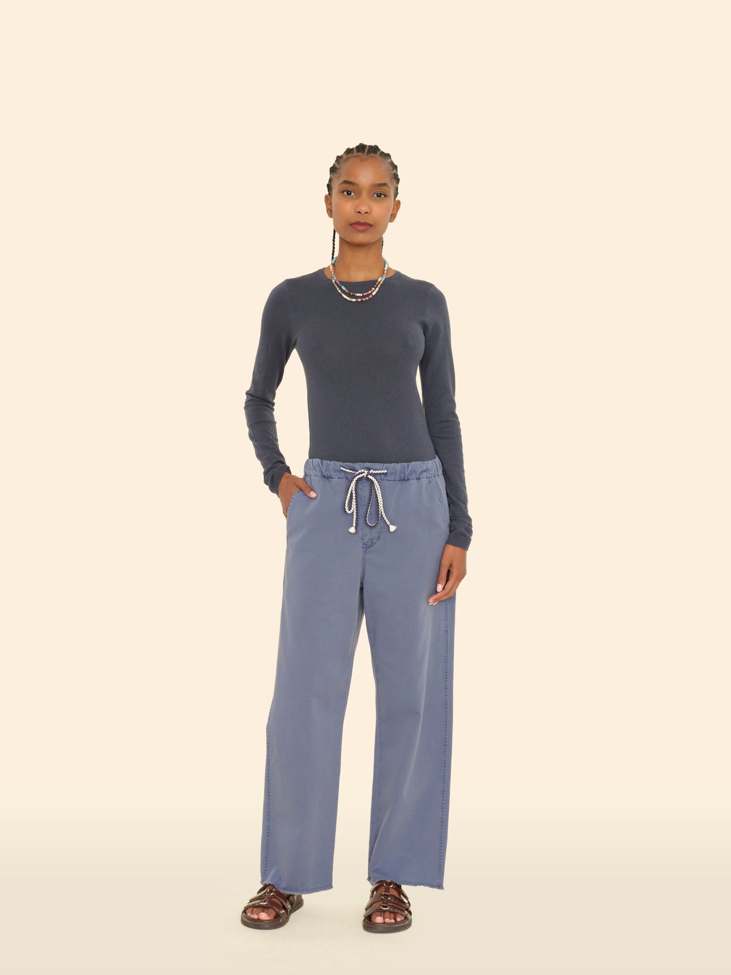 Xirena Pant Granite Blue Eli Twill Pant Granite Blue Eli Twill Pant